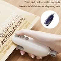 Sealing Machine Rechargable 2 In 1 Bag Mini Heat Sealer Storage Bag Plastic Package Snack Sealer Handheld Heat Sealer For Food 1