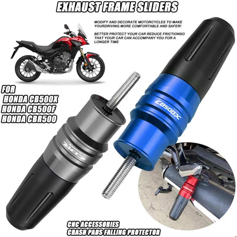 

Аксессуары для мотоциклов Honda CB500X CB500F CBR500R CB 500X 2013-2022 CNC, защита от падения, ползунок, Противоударная накладка, ползунок
