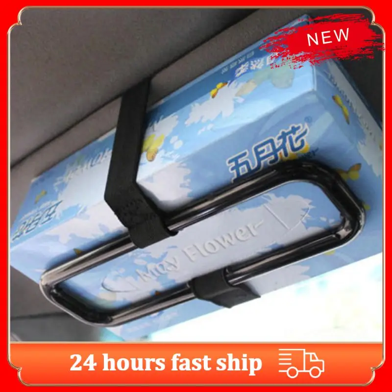 

Car Tissue Boxes Interior Accessories Car Sunshade Tissue Clip Elastic Hanging Car Chair Back Tissue Box Holder Car Supplies