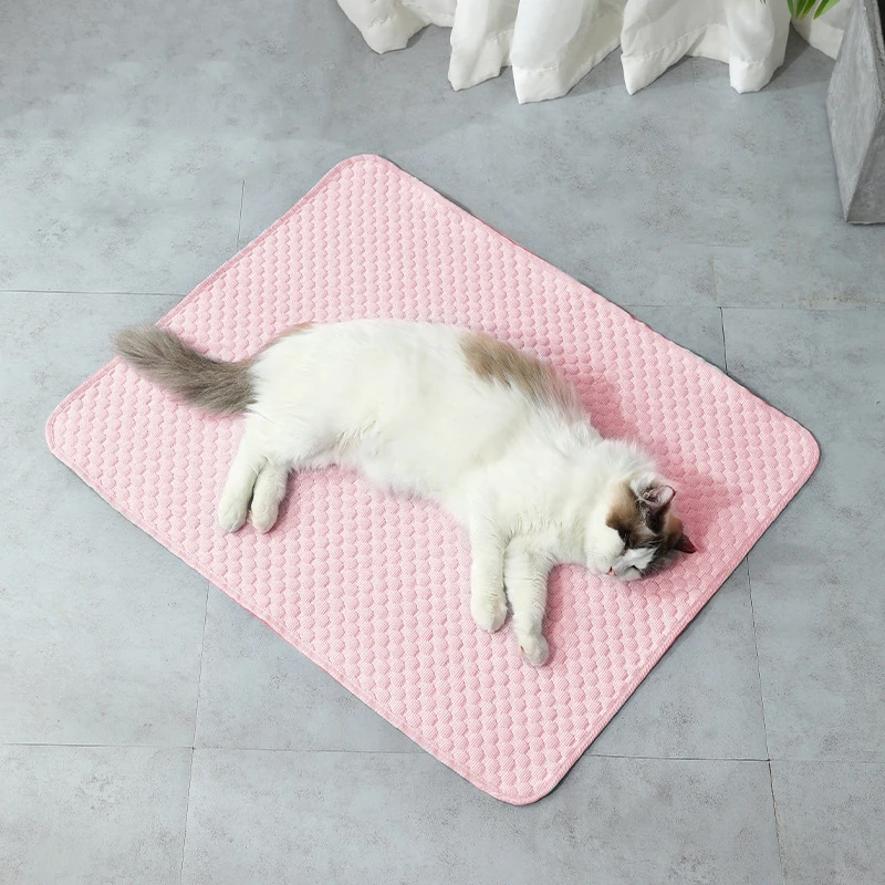 Cooling Mat For Cats And Dogs Breathable Summer Pet Bed Sofa_voghion.com