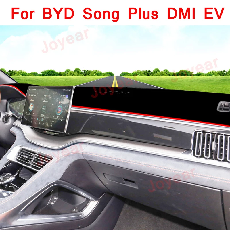 

For BYD Song Plus DMI/EV Car Protective Pad Dashboard Avoid Light Instrument Platform Desk Cover Dash Mat Interior Accessories