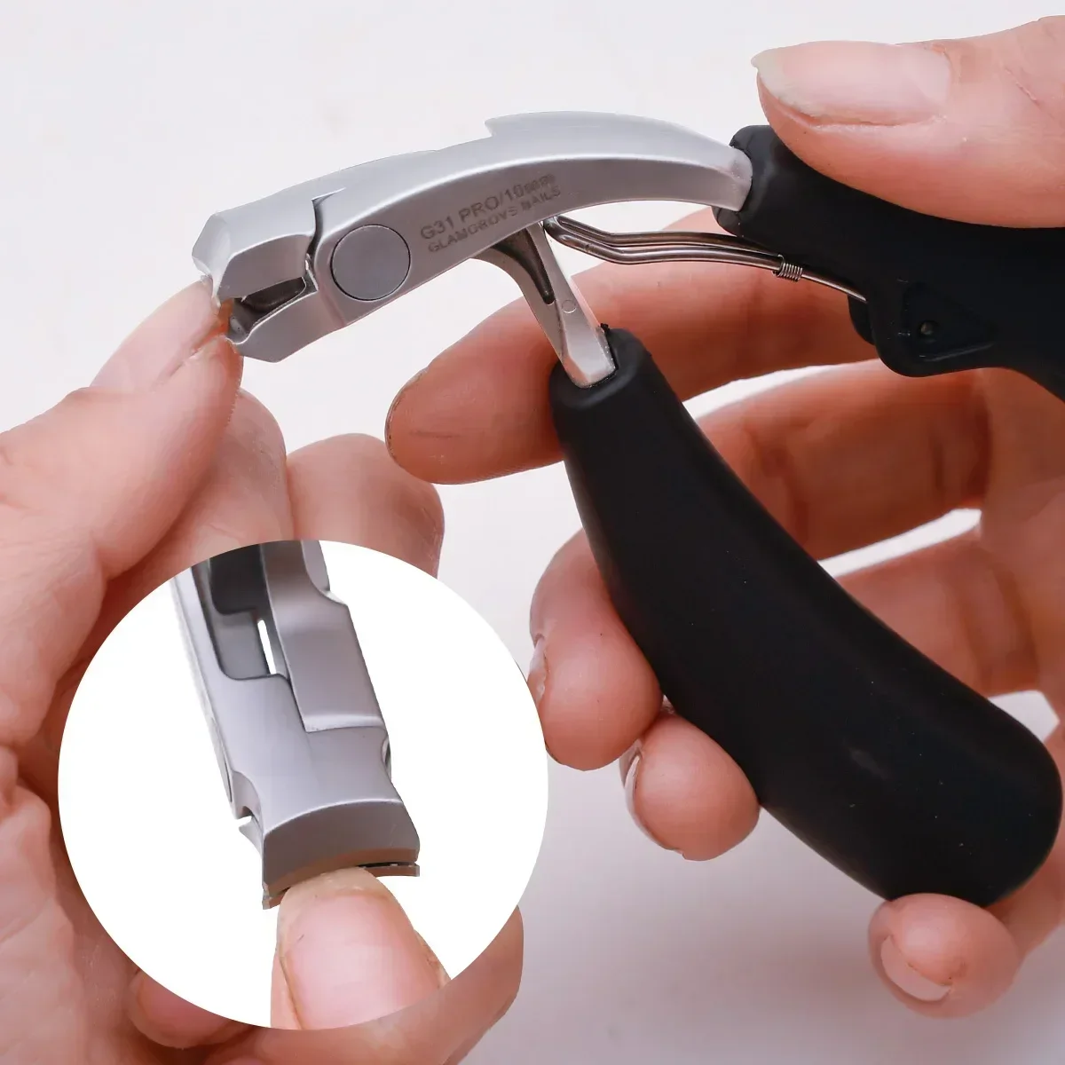 New Stainless Steel Nail Clipper Curved Large Opening Anti-splash Nail Trimmer Ergonomic Design Pedicure Tools for Men &Women 2