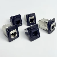D-Type Panel Mount RJ45 Socket – CAT5e / CAT6 Ethernet Network Connector for Industrial Enclosure, Server Rack & Wall Box Wiring 6
