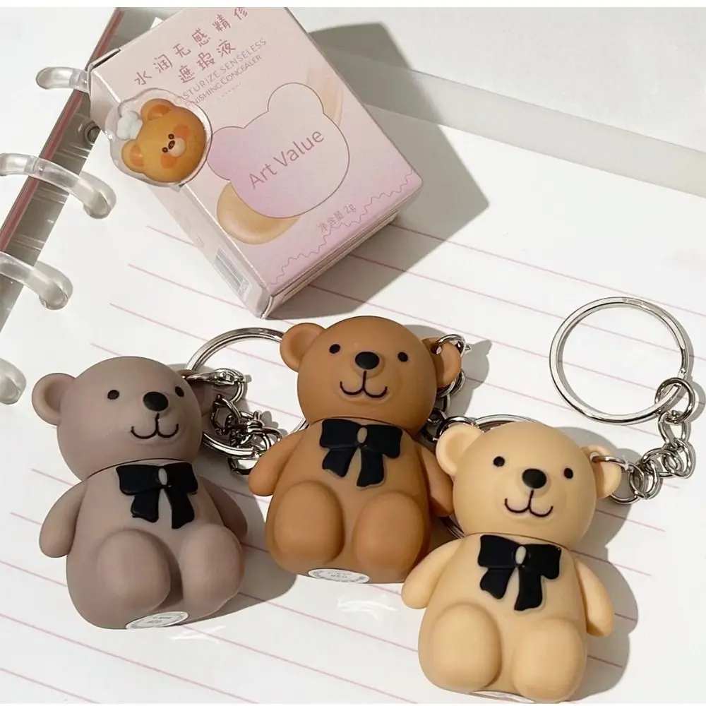 

Moisturizing Concealer Stick Brighten Waterproof Concealer Cream Cover Dark Circles Long Lasting Cute Bear Liquid Concealer