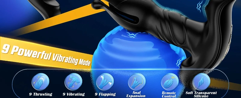 Analvibrator Für Männer Mit Prostatamassage Und Stoßfunktion_voghion.com
