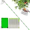 Fruit Picker Head Basket With Telescopic Extendable Pole Portable Harvesting Fruit Collector Catcher Garden Fruit Picking Tools 2