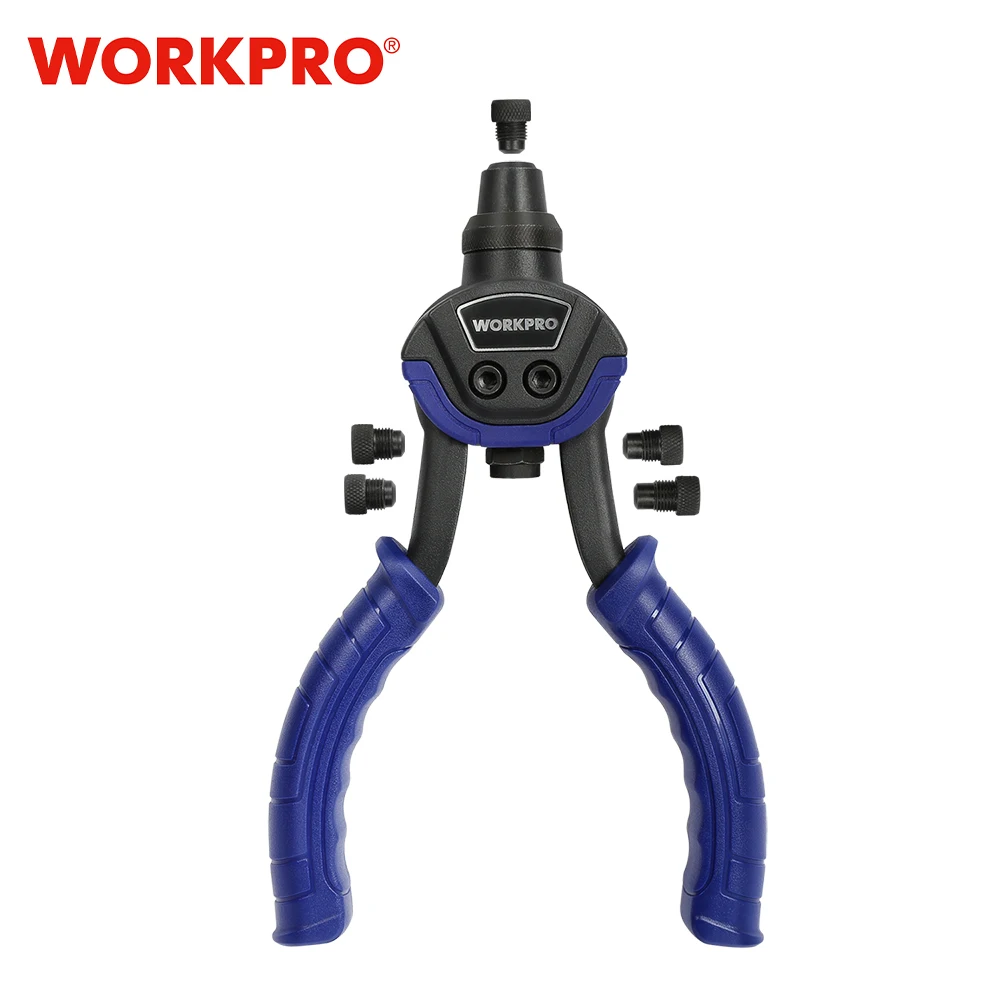 WORKPRO 10  Riveter Gun with Rivet Nut Blind Rivet Guns Home DIY Nails Gun nails guns rivet tool decoration rivet guns anchor wall fastener nail home diy home diy labor saving tool for home improvement