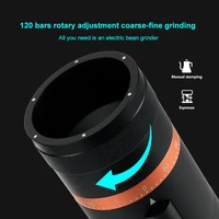 Electric Coffee Grinder 48MM Espresso Cone burr Stepless Fineness Adjustment Cold Brew Bean Grinder Black Sliver Gray 3