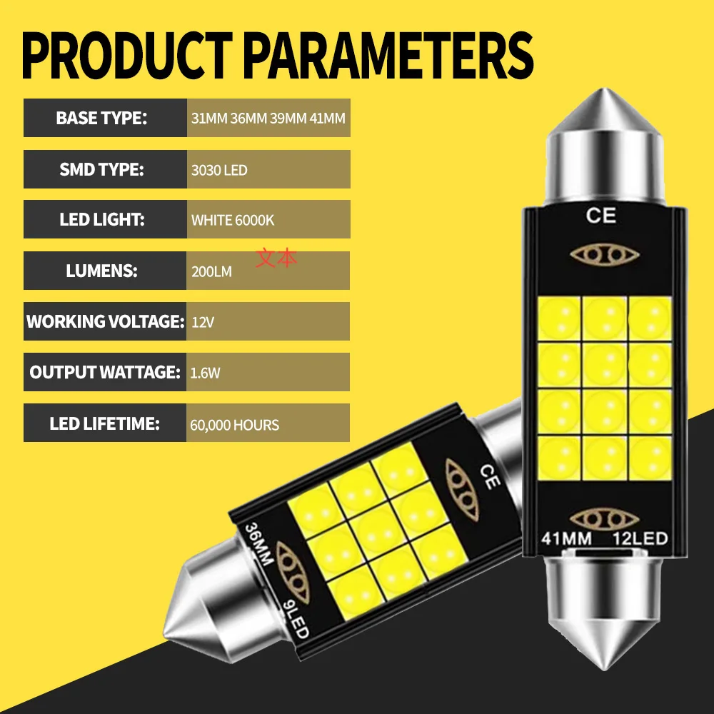 ſ  3030 3D Ĩ LED ڵ , ĵ ׸  ,  , 佺 31mm, 36mm, 39mm, 41mm, C5W, C10W, 50 