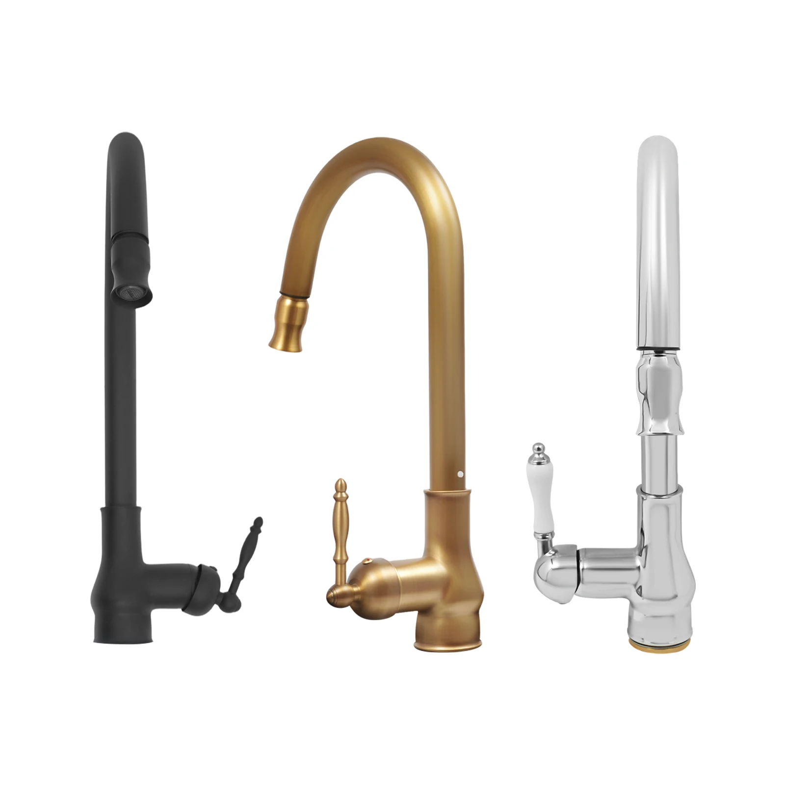 Wasserhahn aus Edelstahl 360° ° Drehbarer, 23,62 Zoll verlängerter Schlauch für heißes und kaltes Wasser für Küche, Badezimmer, Wäscherei, Büro, Hotel, Bar, Café – Detail 7