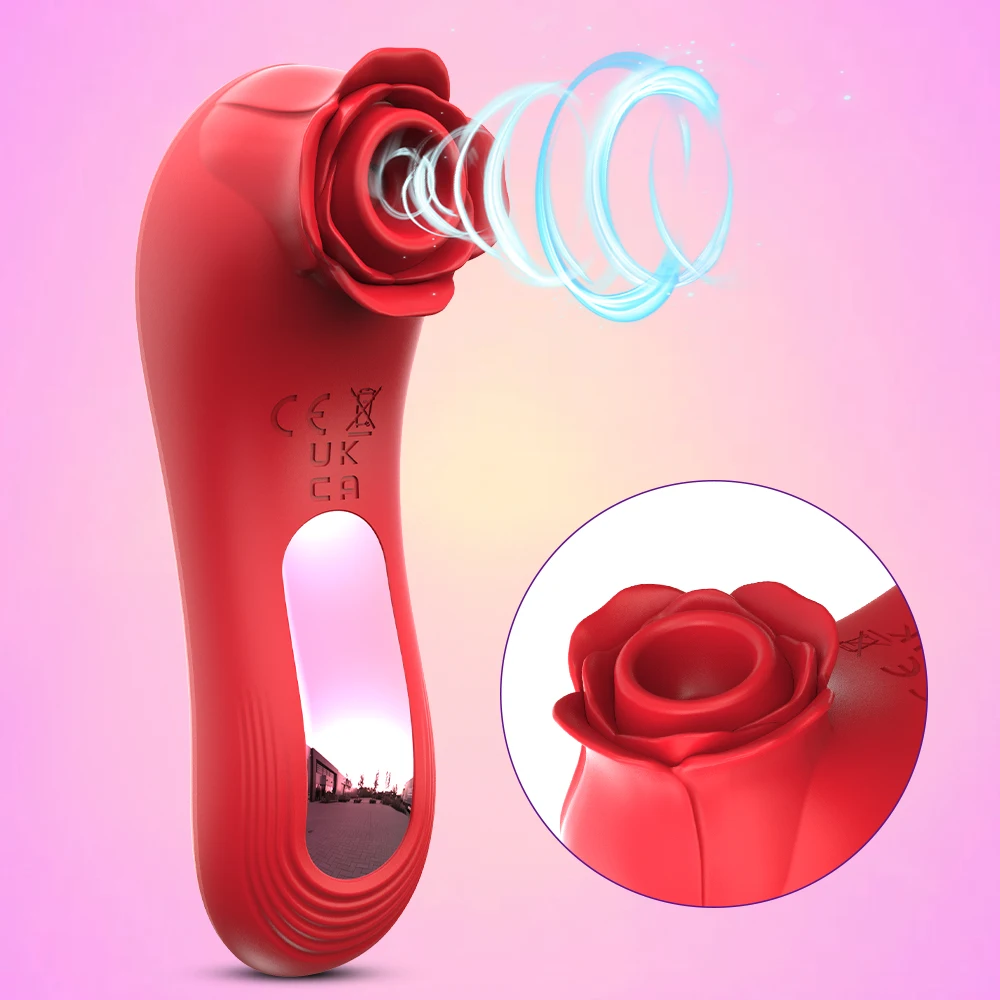 Rose sucking cup vibrator vibrator irritating sex toys adult silicone sensory toys breast massage adult supplies female sexgames