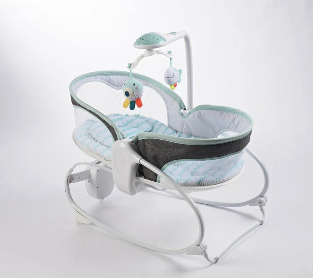 Mecedora eléctrica para bebé, cuna para dormir para recién nacido, cama  cómoda para niños, silla reclinable para bebés de 0 a 3 años - AliExpress