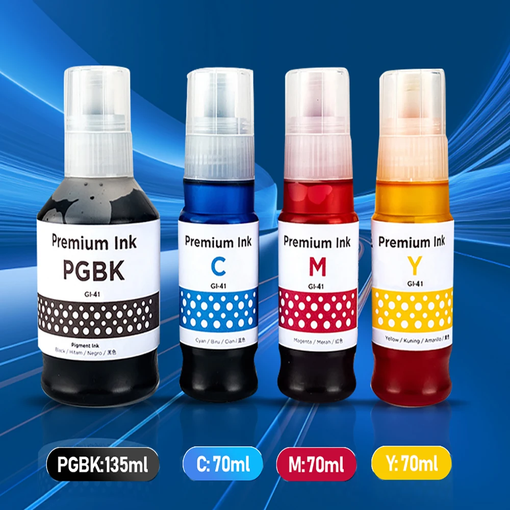 Refill Dye ink Kit GI-41 Dye ink For Canon PIXMA G1420 G2420 G2460 G3420 G3460 G3472 G4470 Refillable Ink Botella De Tinta dye ink kit,ink refill kit,ink cartridge refill kit