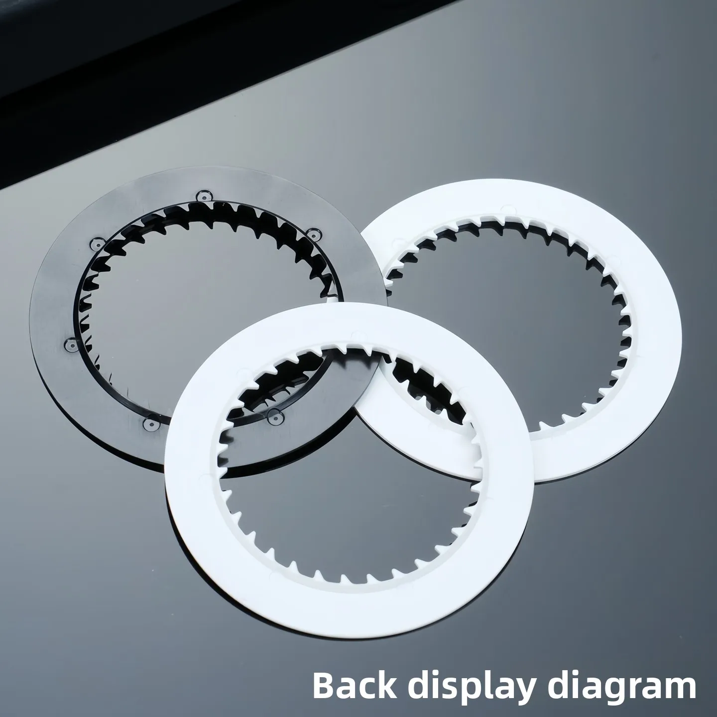 Luminous Watch Calendar Disc with Black, White, and Blue Date Wheel for Movement Modification and Repair, 3.0/3.8 Crown