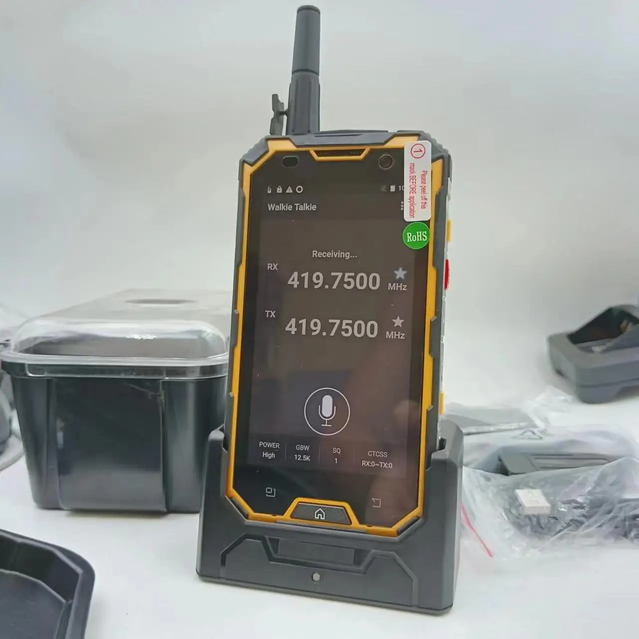 Zello Walkie talkie IP68 UHF 400-470mhz phone 3