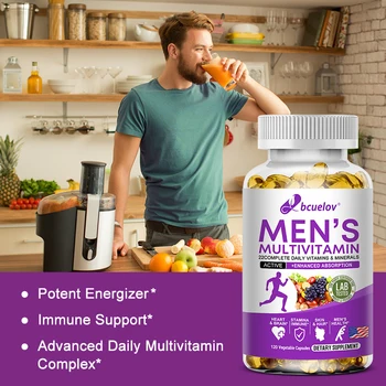 Men's Daily Multivitamin - 22 Vitamins & Minerals, Dietary Supplement for Immunity, Energy, Digestion, Skin, and Overall Health 2