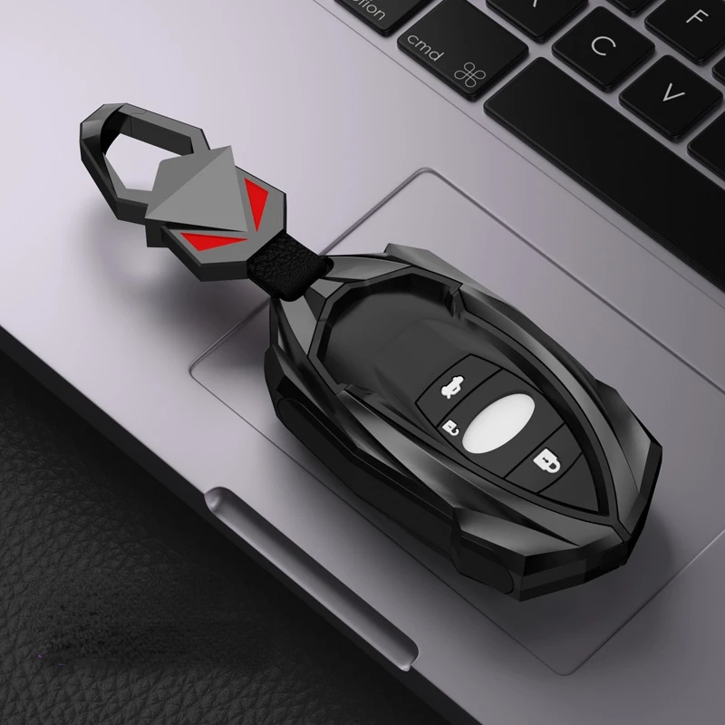 Copertura della cassa chiave dell'automobile della lega per Subaru BRZ Forester Legacy Outback WRX WRX STI Impreza XV Crosstrek Smart Keyless Remote Cover - Sb3dc74199ea54412b798989f85ef11c4j