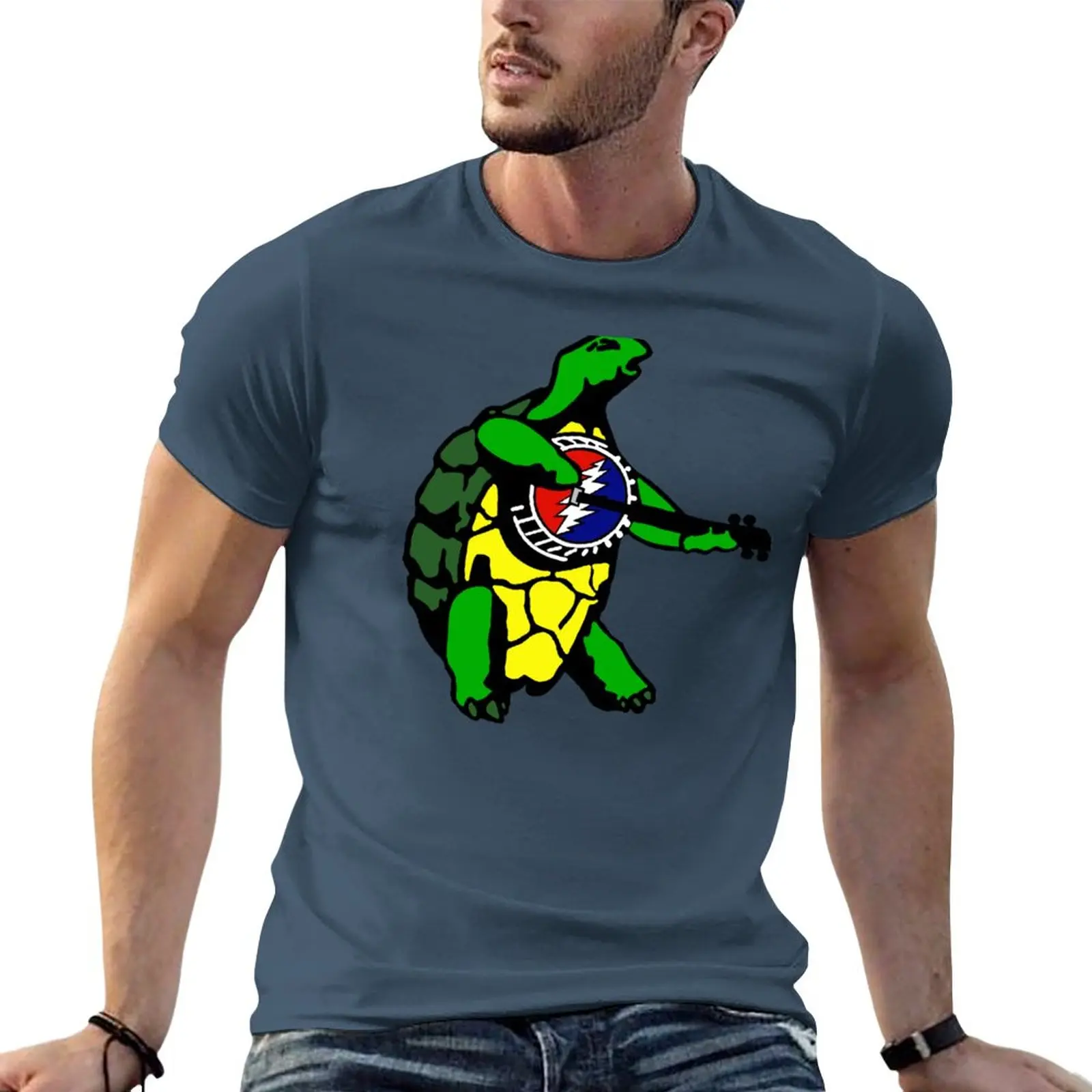 

Dancing Terrapin T-Shirt anime customized t shirts cute clothes Men's t-shirt