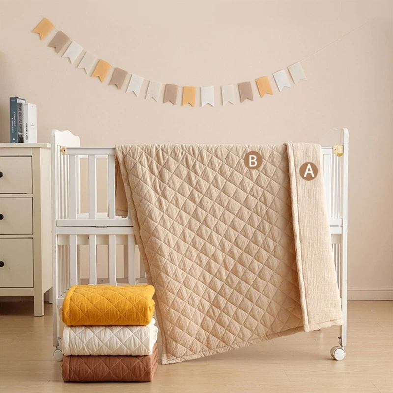 Newborn Baby Blanket Newborn Summer Spring Autumn Air Conditioner Cotton Warm Quilt Infant Swaddle Blanket Accessories cotton blanket baby blanket