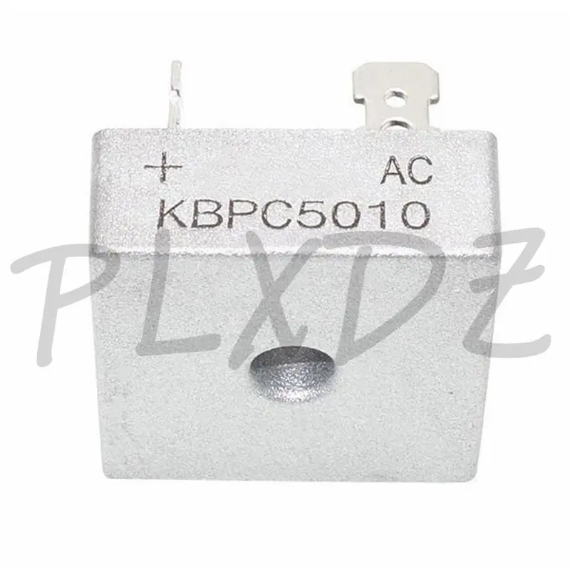KBPC5010 Diode bridge rectifiers diodes 50A 1000V KBPC 5010 power rectifier diode With Aluminum Heatsink 1Set