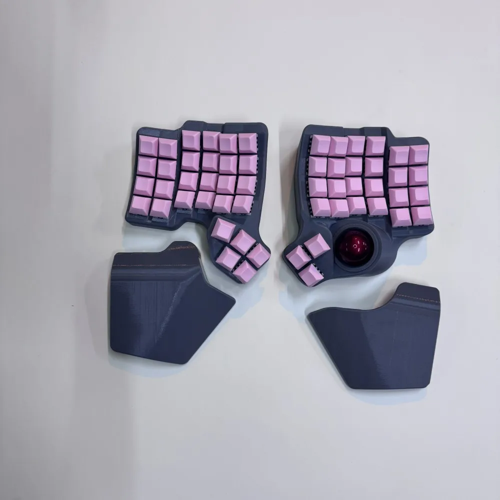 新しい Charybdis MK2 湾曲したスプリットキーボードキット 4x6