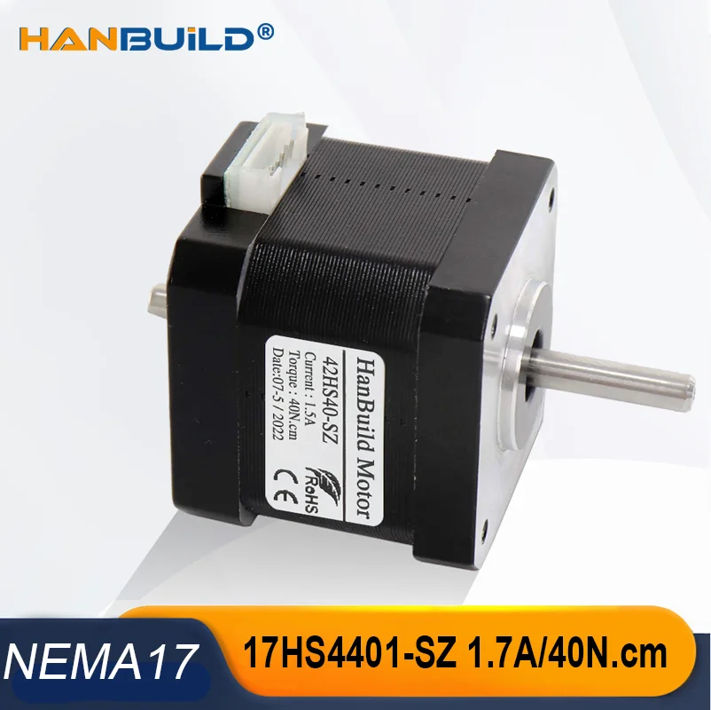 Nema17 스테퍼 모터 17HS4401S-SZ 3D 프린터 모니터 장비용 4리드 이..