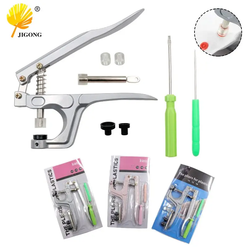 

Portable Manual Crimping Machine Sewing Buttons Snap Button Hand Press Pliers Snaps for Clothes Strong and Beautiful Kit DIY