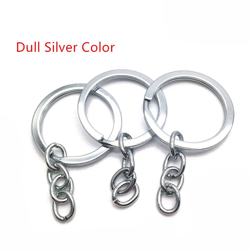 Key Chain Findings Components  Metal Split Keychain Ring Parts - 10pcs  Metal Ring - Aliexpress