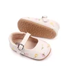 Baby Girl Princess Shoes High Quality Soft PU Embroidery Flower TPR Sole Anti-slip for Toddler Girl 0-12 Months 2023 New Fashion 6