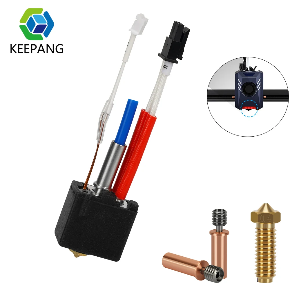 Hotend Kit Per Anycubic Kobra 3 Max - Ugello Ceramica Sgancio Rapido