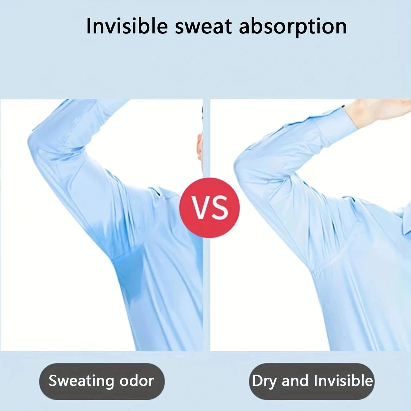 20pcs/30pcs/50pcs/70pcs-Invisible Anti-sweat Stickers for Men and Women T Shirt