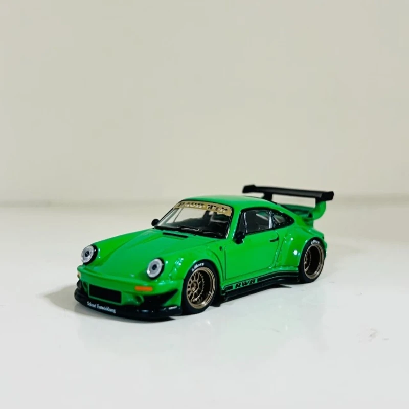 POPRACE 1/64 RWB 930 HEC 2026 전시회 한정판 신상품 컬렉션 에디션 합금 다이캐스팅 장난감 자동차 축제 선물