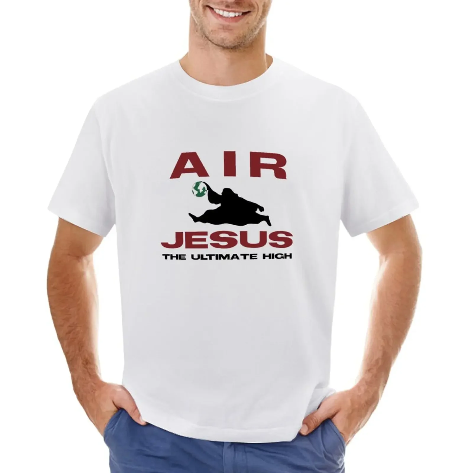 

Air Jesus T-shirt sports fans summer clothes workout shirts for men