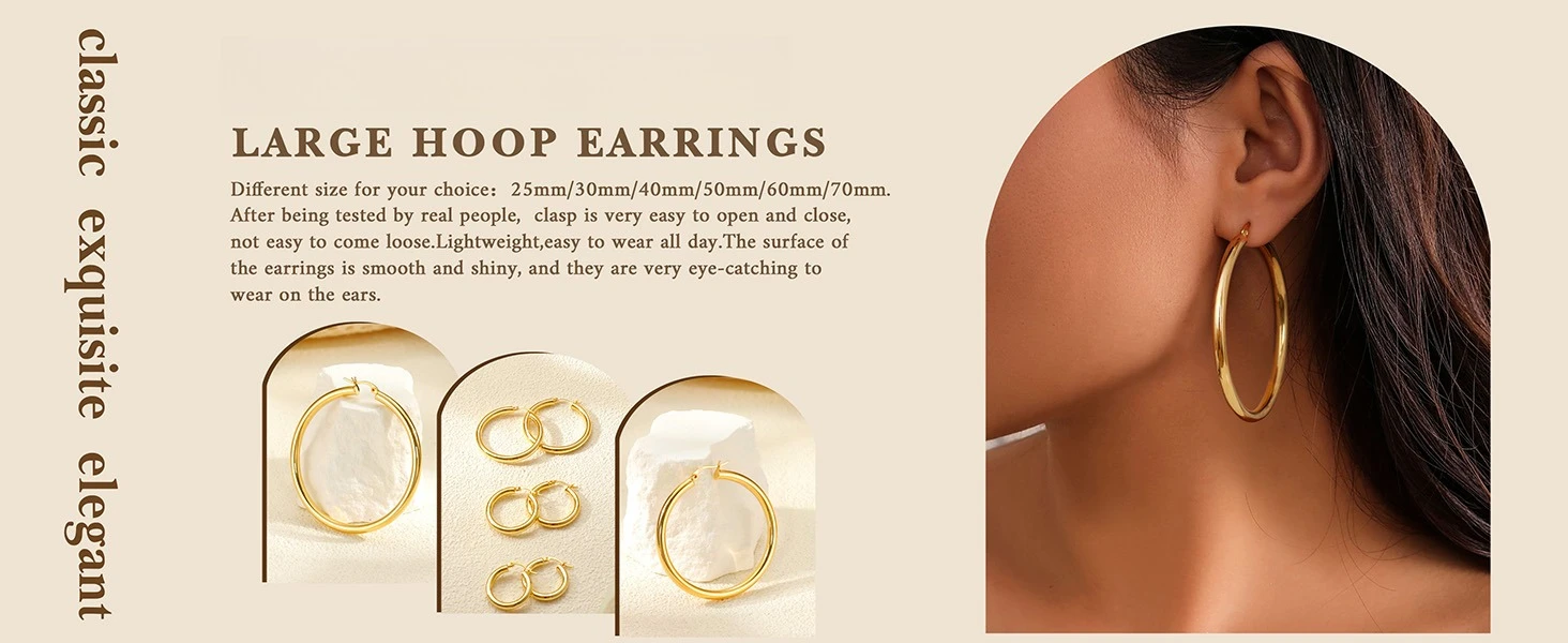 hoop earrings for women