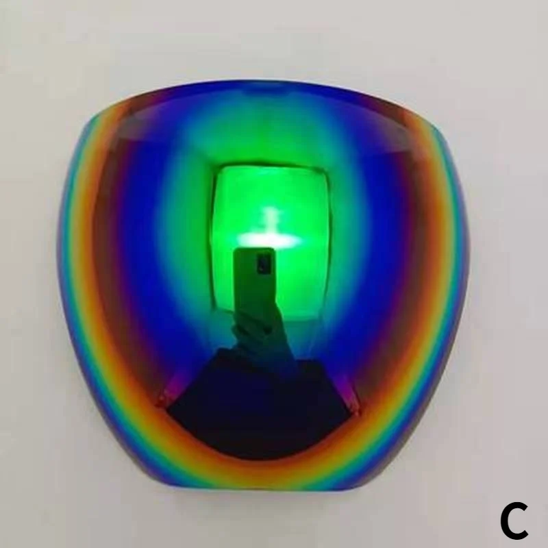 Hologram iridescent face shield sun visor uv mask Summer Face Shield/Full Protection Face Cover/Mirror  main image 3