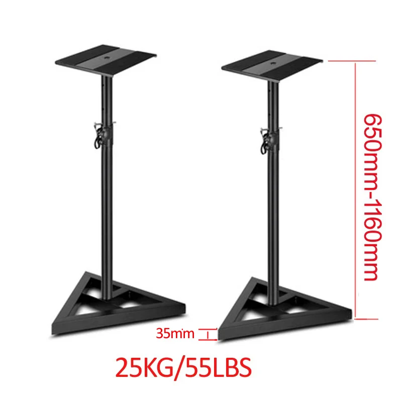 (1 Satz = 1 Paar) SF20-II 68 cm 116 cm verstellbarer universeller Surround-Sound-LAUTSPRECHER-Bodenständer ohne Loch – Detail 5