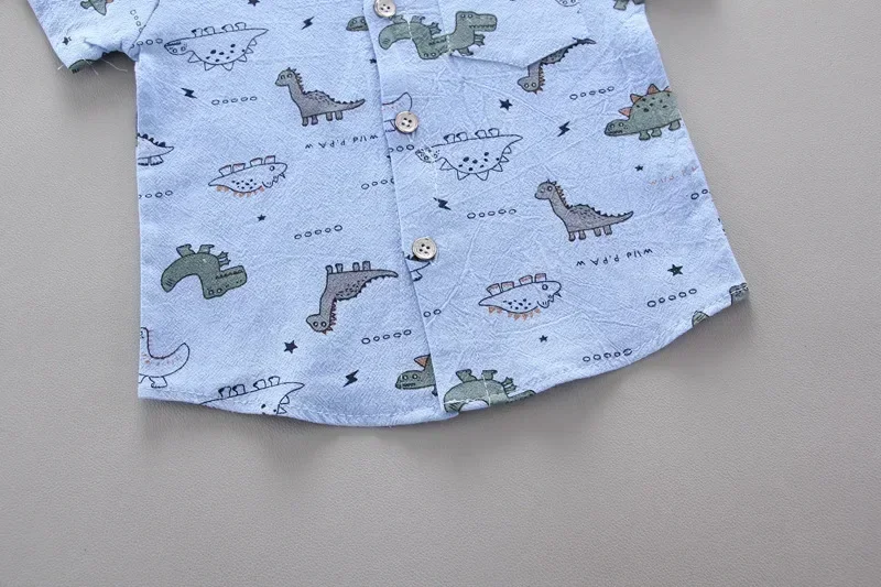 Mode Baby Anzug Sommer Freizeit kleidung Set Top Shorts 2 Stück Baby kleidung Set für Jungen Säuglings anzüge Kinder kleidung – Detail 11