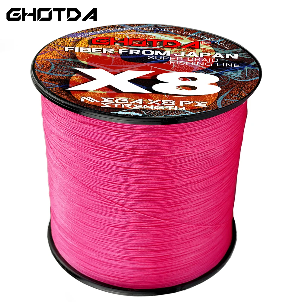 Ghotda Lenza 8 Fili 500M 300M Super Strong 100% Pe Attrezzatura Da Pesca Outdoor Pesca Accessori 18 22 31 39 43 52 61 78Lb