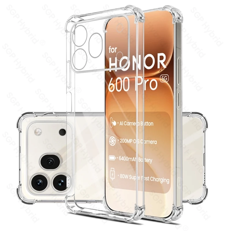 Crystal Clear Protective Phone Case - Ultra-Slim Silicone Back Cover