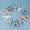 Plastic Clothes Pins Sock Towel Clips Laundry Hanging Fixed Clothespin Fastener Tweezers Pegs Clip Clothing Storage Organizer 4