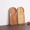 Solid Wood Dessert Tray Tableware Vintage Afternoon Tea Cake Plate Restaurant Dried Fruit Serving Tray Wedding Party Decoration 3