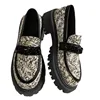Fujin Denim Print Cloth Synthetic Leather Platform Wedge Chunky Sneaker Comfy High Brand Spring Fashion Autumn Casual Shoes 5