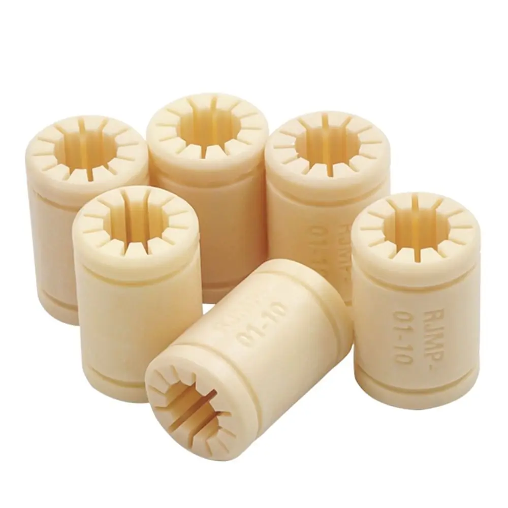1PC New RJMP-01 RJ4JP-01 RJMP-01-10 Linear Bearing Solid Plastic Bearing Shaft Dustproof DIY Bushing Polymer 3D Printer Parts