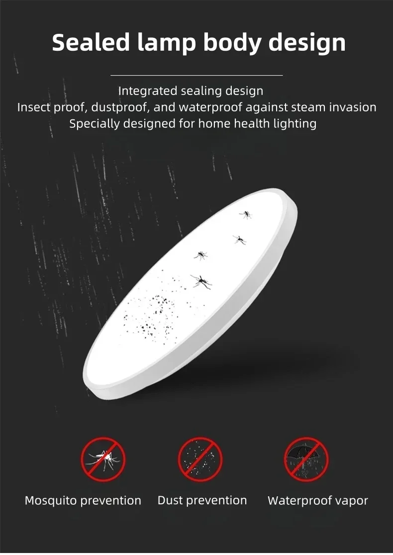 LED Intelligent Ceiling Light Tuya WiFi RGB Dimmable Alexa Voice Controlled Google Home Living Room Bedroom Indoor Lighting