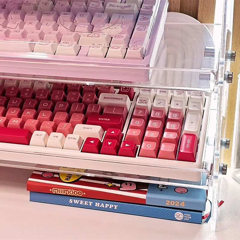 Keyboard Display Stand Acrylic Shelf