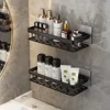Drill - Free Storage Shelf  Effortless Installation Perfect for Adding Extra Storage in Bathroom Kitchen or Bedroom! Racks Ecoco 1