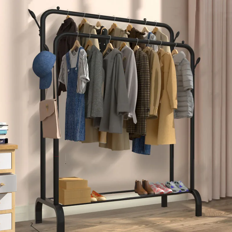 

Multi Hanger Coat Racks Floor Stand Designer Heavy Shoe Bedroom Coat Racks Floor Balcony Burro Ropa Entrance Furniture WW50CR