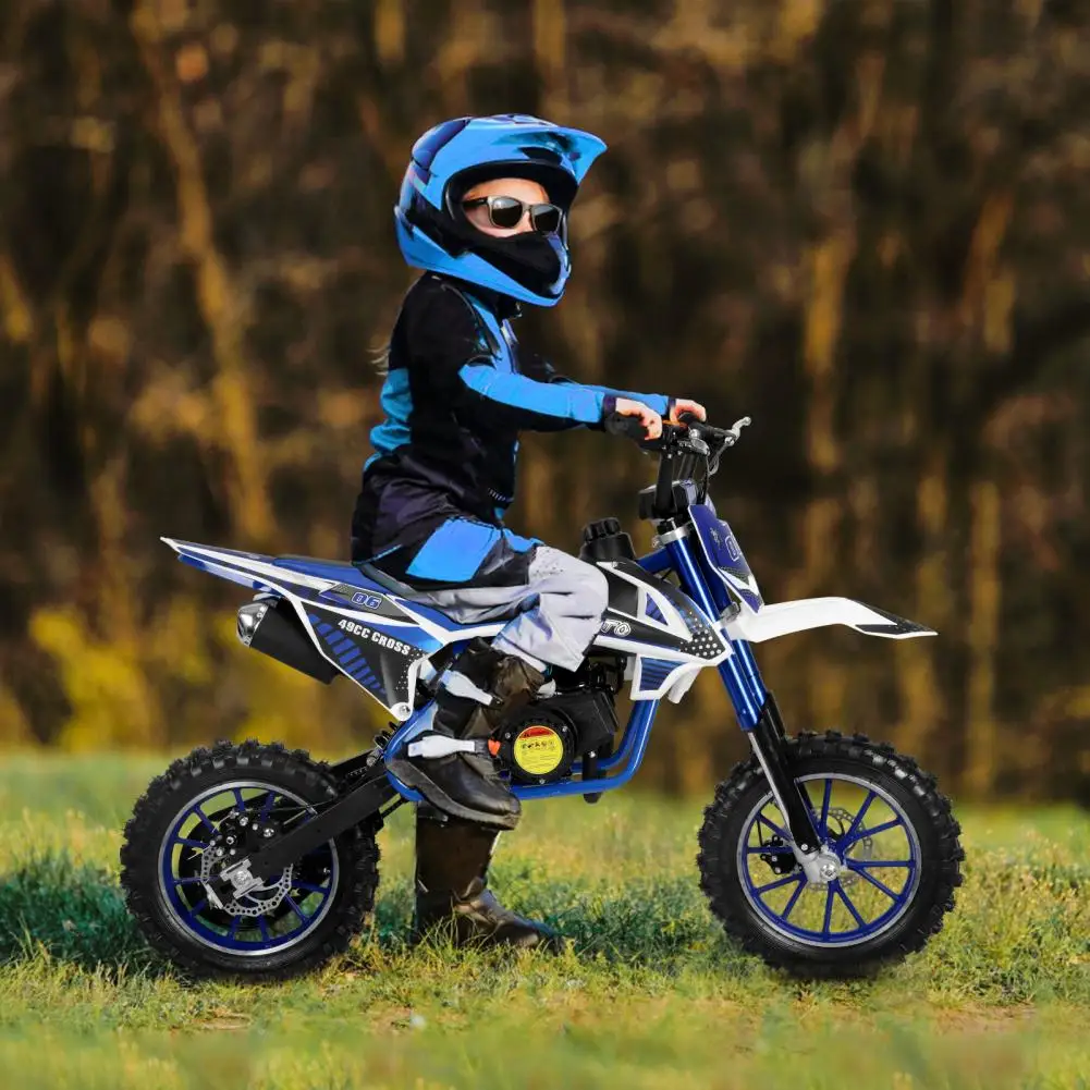 49cc 2-Stroke Kids Dirt Bike Mini Pit Bike Dirt Motorcycle Gas Power Kids Mini Motorcycle Ride On Pocket Motorbike