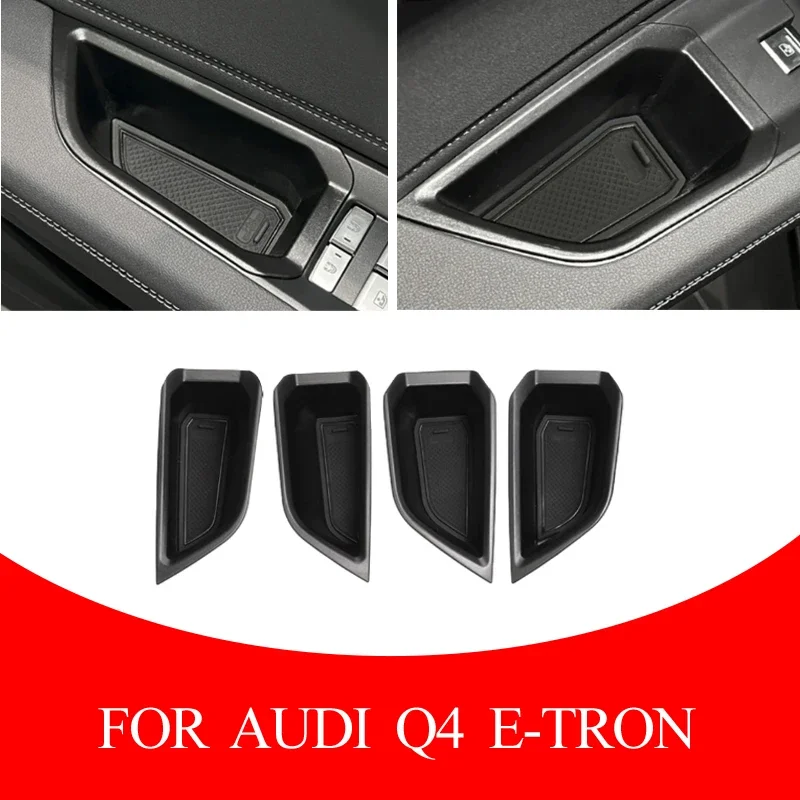 Audi Q4 E-Tron 2019-2022 자동차 중앙 콘솔 팔걸이 박스 도어 보관함..