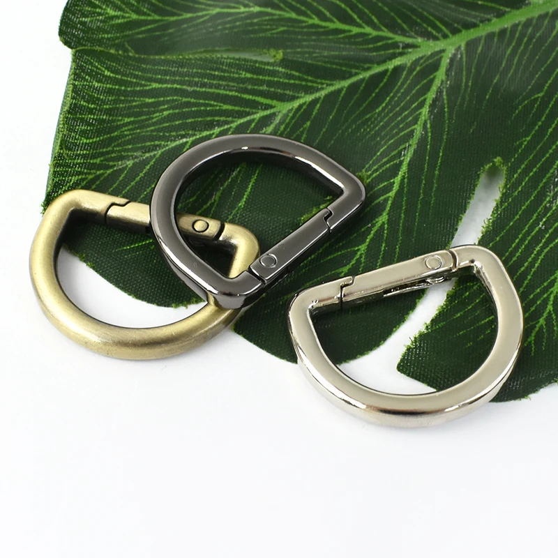 7 Anelli A D In Metallo Dorato 20mm - Per Borse, Zaini, Cinture, Fai-Da-Te E Accessori - Foto 14